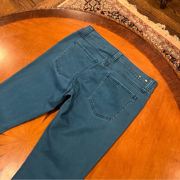 NEW Cabi Skinny Pant/Jean Poseidon Wash Size 6 Teal Blue 5-Pocket Stretch Denim - Picture 6 of 16